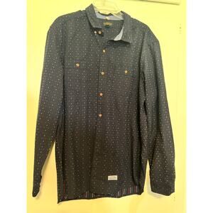 CPO Provisions Shipmen Supply Large Button Up Shirt Navy Men's